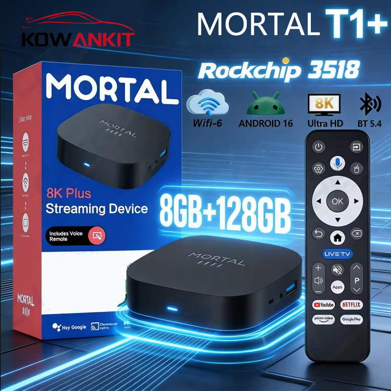 Khadas Vim4 8Gb - 2026 Yeni Android TV Kutusu T1+