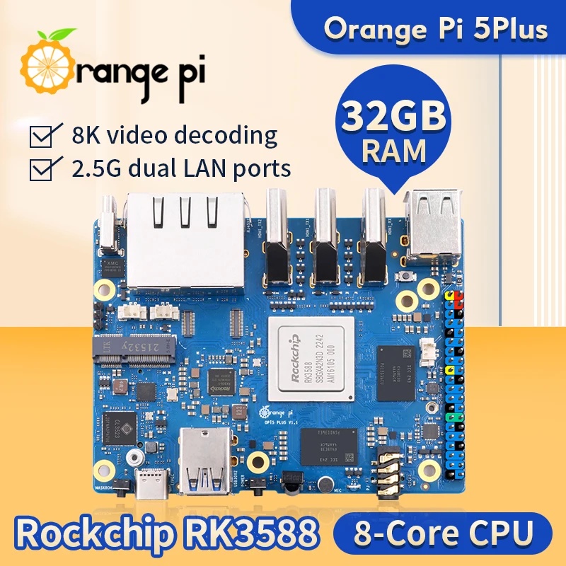 Orange Pi 5 Plus 4 8 16 32GB R - Orange Pi 5 Plus 16Gb incelemesi ve fiyatı